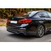 Накладки сплиттеры боковые на задний бампер на BMW 5 G30 / G31 M-Pack